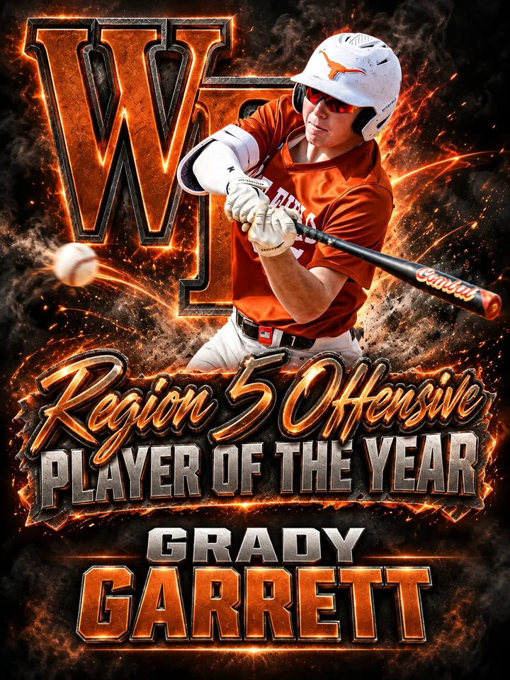 The same Player of the Year graphic after the upgrade, with sharper detail and fiery lighting