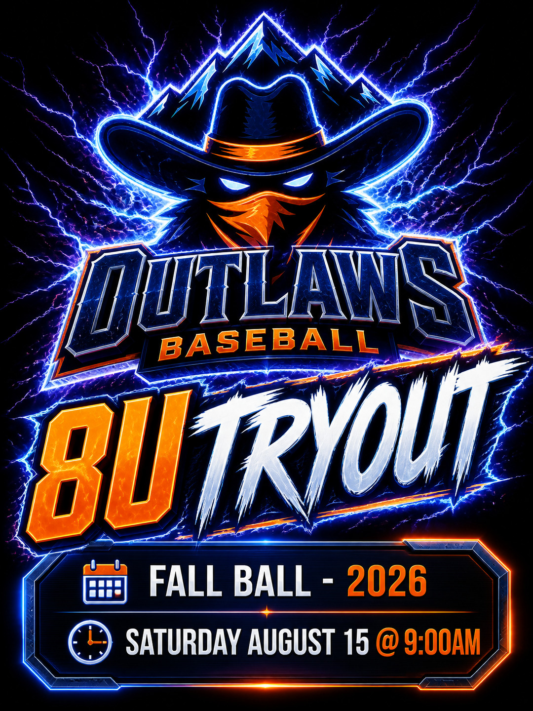 Tryouts Flyer example graphic